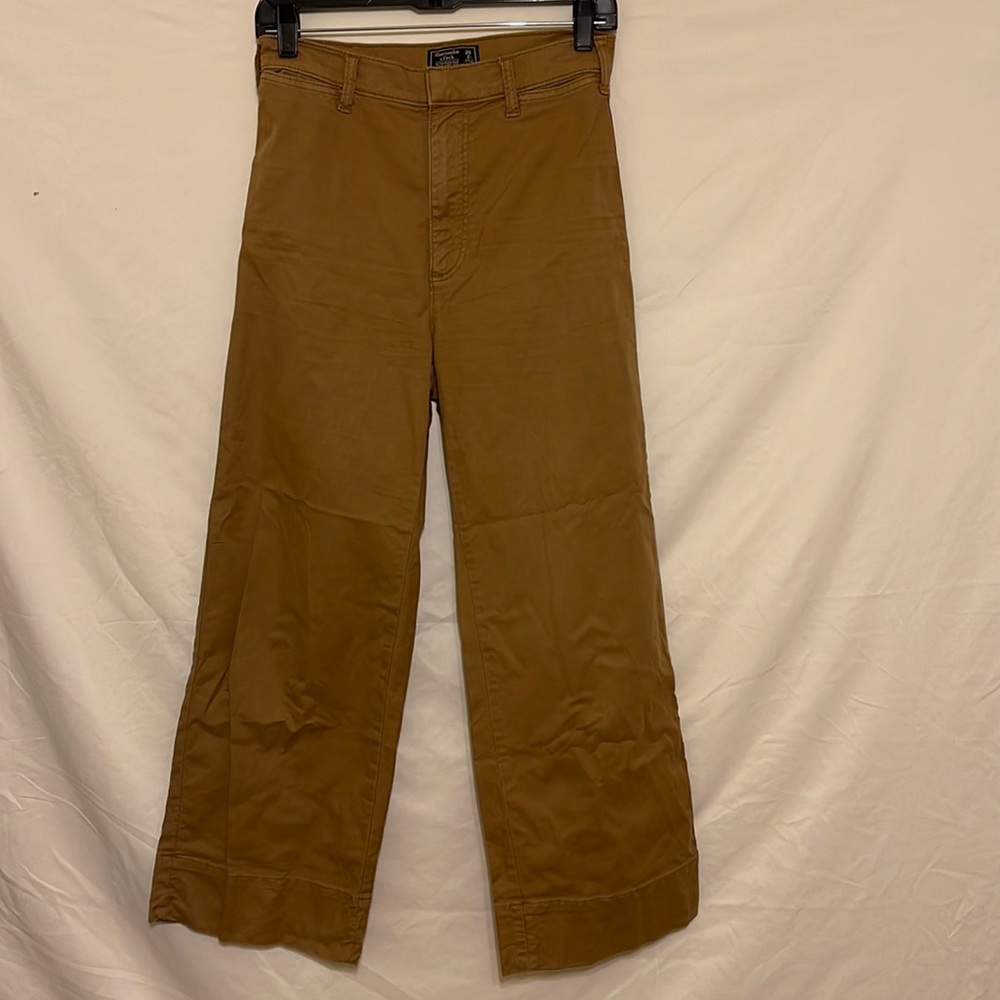 Abercrombie & Fitch Brown Wide Leg Pants